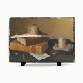 Vintage Still Life Slate Desk Plaque