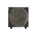 Slate Desk Plaque — Rustic Moon Circle Decorative Plaque