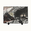 Slate Desk Plaque – Vintage Stormscape Art Slate Plaque