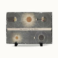 Slate Desk Plaque — Vintage Celestial Tides Diagram