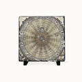 Vintage Celestial Slate Desk Plaque — Antique Moon & Sun Planetary Design